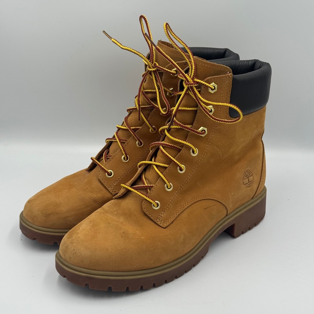 Timberland Wheat Nubuck 6-Inch Premium Waterproof Boots Size 9 NO BOX